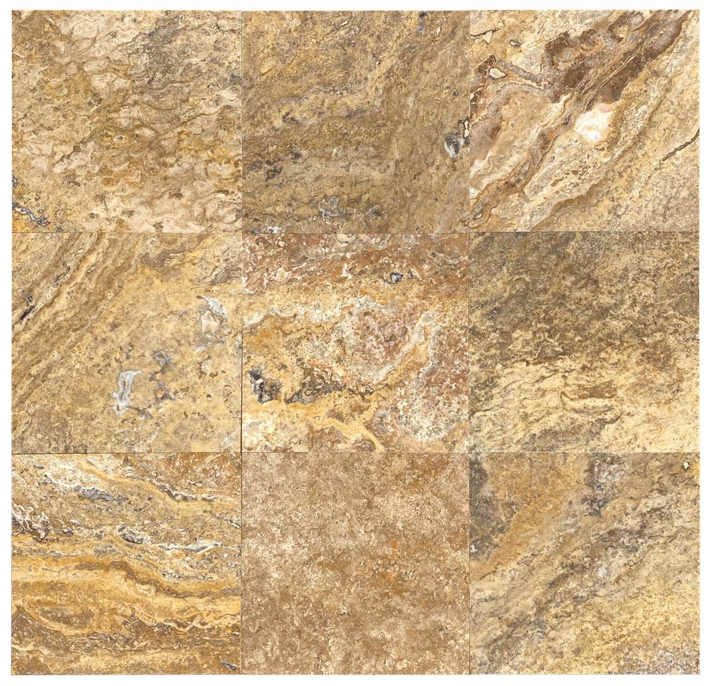 Buy Scabos 12x12 Travertine Honed