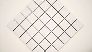 FREE SHIPPING - Durban White 2x2 Matte Porcelain Mosaic Tile