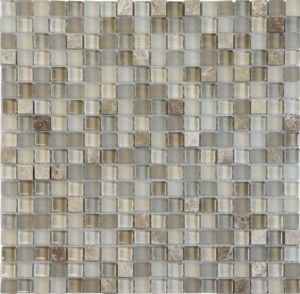 FREE SHIPPING - Gray Staccato 5/8" Mosaic