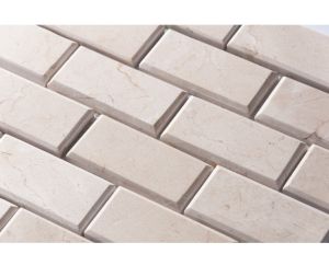 Crema Marfil 2x4 Bevel Brick Polished