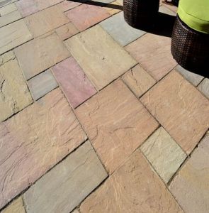 Camel Dust Tumbled 3CM French Pattern Pavers