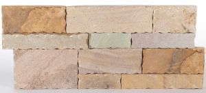 FREE SHIPPING - Fossil Rustic 8X18 Sandstone Ledger Panel