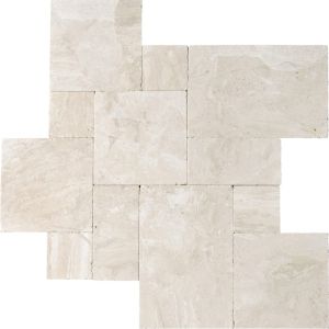 Diana Royal 3CM French Pattern Pavers - Leather Finish