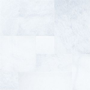 Afyon White 3cm Marble French Pattern Sandblasted Paver
