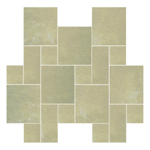 French Vanilla 1" Thick Ashlar Pattern Paver 