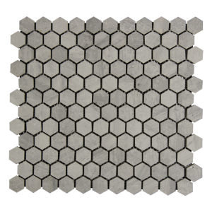FREE SHIPPING - Haisa Blue 1" Hexagon Mosaic Tile