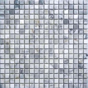 FREE SHIPPING - Oriental White 5/8 Tumbled Mosaic