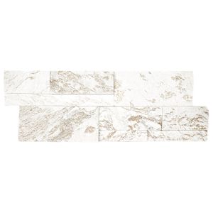 XL Royal White 9x24 Splitface Quartzite Ledger Panel