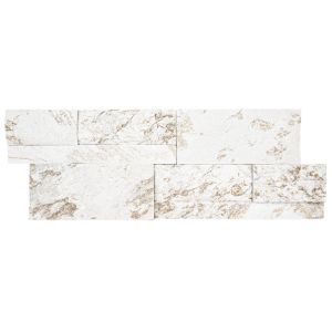 XL Royal White 9x24 Splitface Quartzite Ledger Panel