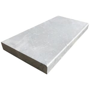LIMITED TIME - FREE SHIPPING - Grey Shadow Marble 12X24 5CM Modern Edge Coping