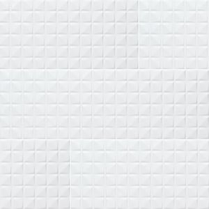 Dymo Chex White 12X24 Ceramic Glossy Tile