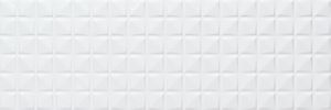 Dymo Chex White 12X24 Ceramic Glossy Tile