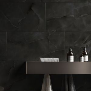 Regallo Midnight Agate 12x24 Polished Porcelain Tile