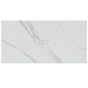 Roman Statuario 12x24 Matte Porcelain Marble Look Floor And Wall Tile