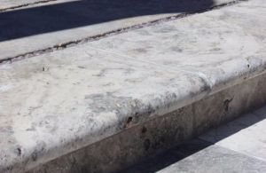 Silver Travertine 12X24 Pool Coping