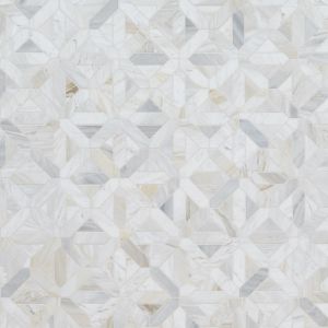 Bianco Dolomite Geometrica 12x12 Polished