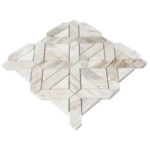 Bianco Dolomite Geometrica 12x12 Polished