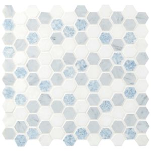 Azula 1" Hexagon Polished Tile