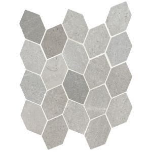 Lilly Pad Hexagon Honed Mosaic
