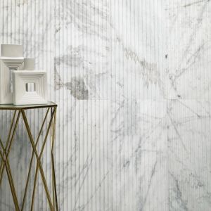 Arabescato Venato Valentino Fluto 12x24 Honed Marble Tile