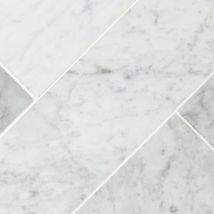 Carrara 4x12 Honed Subway Tile