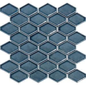 FREE SHIPPING - Renzo Blue Slate Diamond Handcrafted Tile