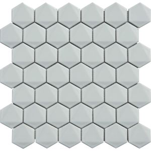 Pietra Statuario 2" Hexagon Matte Mosaic
