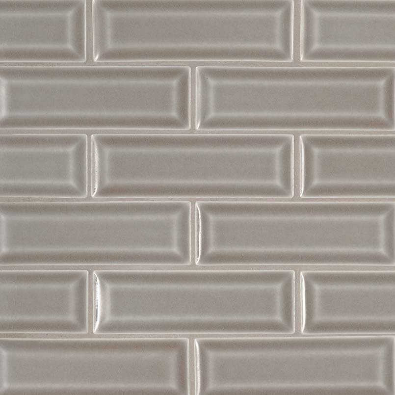 Buy Dove Grey Beveled 2x6 Subway Tile Wallandtile Com   Dove Gray 2x6 Beveled 