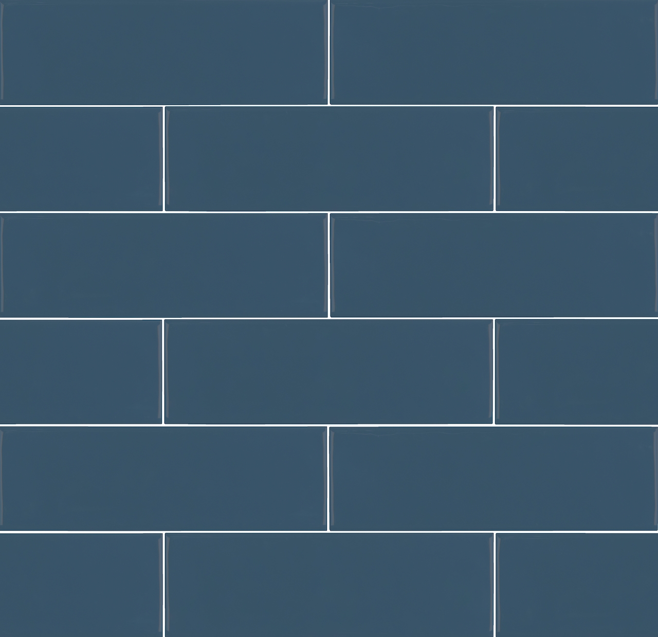 FREE SHIPPING - Urbano Navy 4x12 Glossy Subway - Wallandtile.com