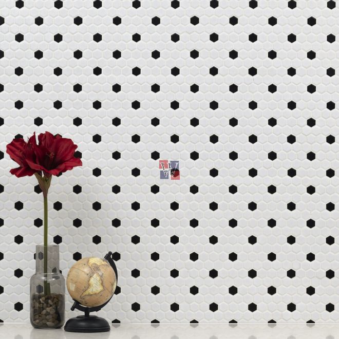 5 Reasons to Use Adelaide Black & White Hexagon Porcelain Mosaic Tiles